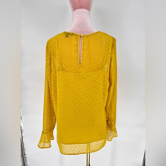 EUC Banana Republic Swiss Dot Blouse - Picture 6 of 10